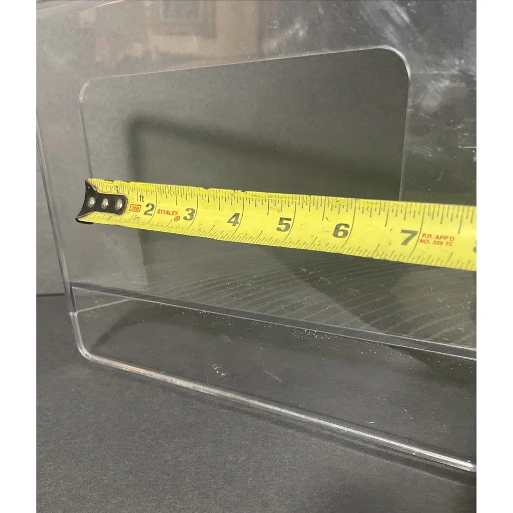 2 Large Clear corner shelf Pieces‎